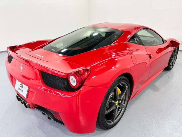フェラーリ 458イタリア F1 DCT 正規D車 可変バルブ LEDステア 黒革
