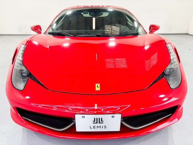 フェラーリ 458イタリア F1 DCT 正規D車 可変バルブ LEDステア 黒革