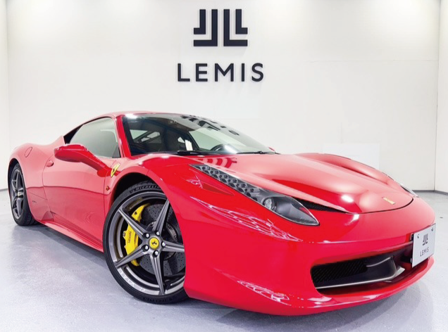 フェラーリ 458イタリア F1 DCT 正規D車 可変バルブ LEDステア 黒革